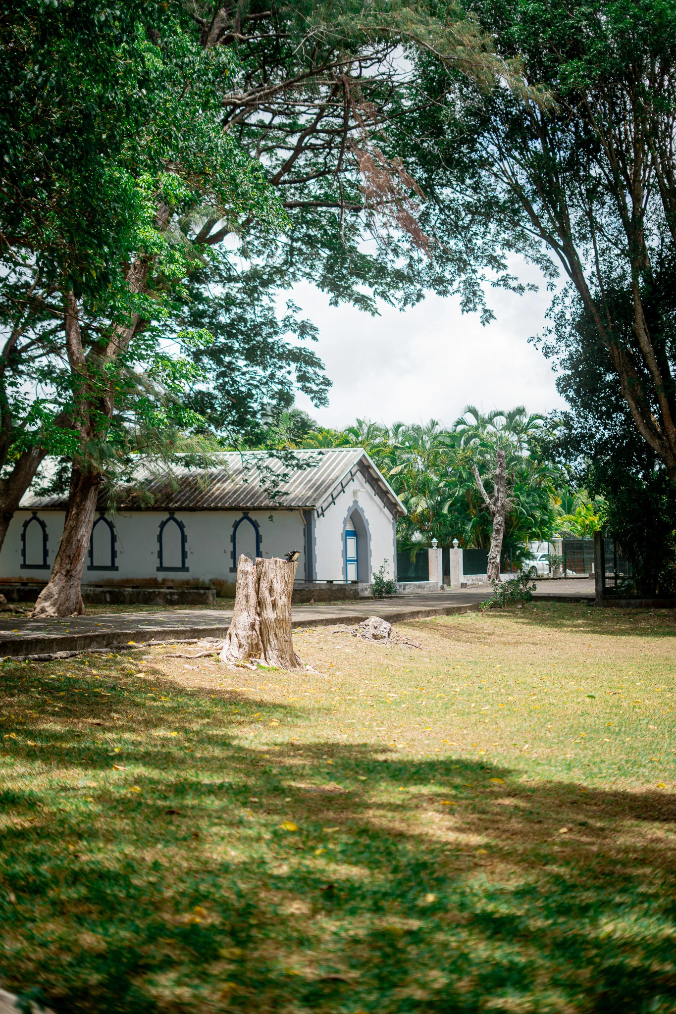 Cérémonie de mariage dans la chapelle de l'Habitation Néron